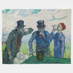 Cobertor De Velo Vincent van Gogh - Os Bebidas, depois de Daumier