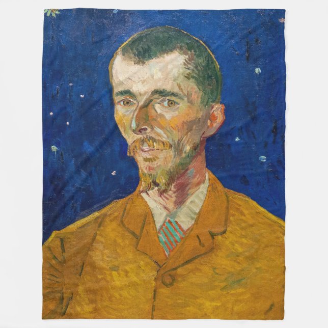 Cobertor De Velo Vincent Van Gogh - Retrato de Eugene Boch, Arles (Frente)