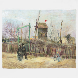 Cobertor De Velo Vincent van Gogh - Street Scene em Montmartre