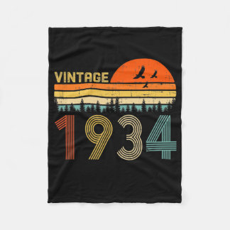 Cobertor De Velo Vintage 1934 88º Aniversário Homens Mulheres 88
