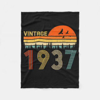 Cobertor De Velo Vintage 1937 85th Birthday Gift Men Women 85