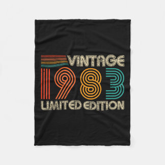 Cobertor De Velo Vintage 1983 Limited Edition Clique em 1983 Men Wo