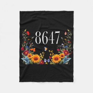 Cobertor De Velo Vintage 86 47 Trump Flower Flower Trump Presidente