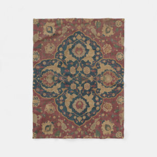 Cobertor De Velo Vintage Antique Oriental - Padrão Vermelho Persa 