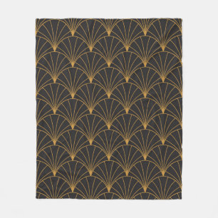 Cobertor De Velo Vintage Art Deco Padrão Invisível. Decor geomét