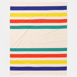 Cobertor De Velo Vintage Bold Fleece Blanket