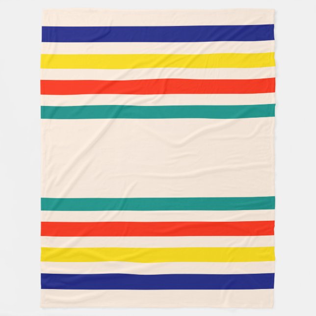 Cobertor De Velo Vintage Bold Fleece Blanket (Frente)