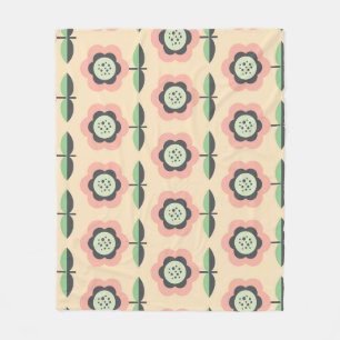 Cobertor De Velo Vintage Clássica: Design Floral Sem Costura