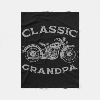 Cobertor De Velo Vintage Click Grandpa Funny Motorcycle Graphic Men