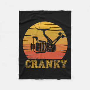 Cobertor De Velo Vintage Cranky Fish Reel