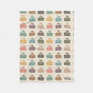 Cobertor De Velo Vintage Curling Lover Retro Curling Blanket