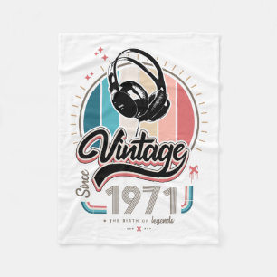 Cobertor De Velo Vintage desde fones de ouvido de 1971