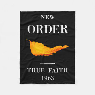 Cobertor De Velo Vintage Engraçado New Order True Faith Música