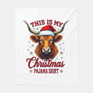 Cobertor De Velo Vintage Esta É Minha Camisa De Pijama De Natal Hig