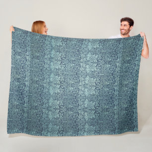 Cobertor De Velo Vintage Floral Birds William Morris Brer Rabbit