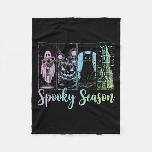 Cobertor De Velo Vintage Halloween Horror Soky Season