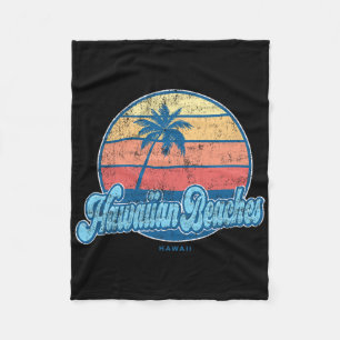 Cobertor De Velo Vintage Hawaiian Beaches Hawaii Hi Click 70s Retro