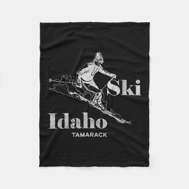 Cobertor De Velo Vintage Idaho Tamarack Tee (Frente)