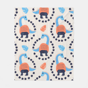 Cobertor De Velo Vintage illustration of seamless pattern with a di