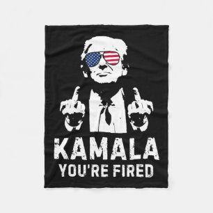 Cobertor De Velo Vintage Kamala, você está cansado! Trump 2024