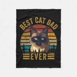 Cobertor De Velo Vintage Melhor Pai De Gato De Dia de os pais Algum