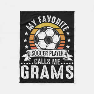 Cobertor De Velo Vintage Meu Jogador de Futebol Favorito Me Chama d