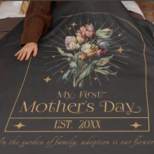 Cobertor De Velo Vintage Minha Mãe Adoptiva Do Primeiro Dia de as m