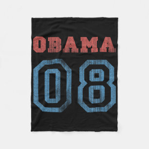 Cobertor De Velo Vintage Obama 08