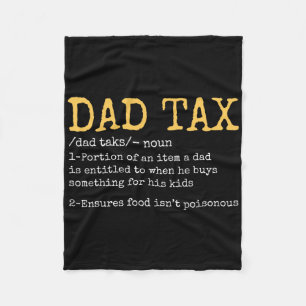 Cobertor De Velo Vintage Pai Tax Definition Men Funny Dia de os pai