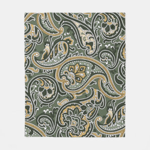 Cobertor De Velo vintage Paisley oriental étnico Pattern Seamless