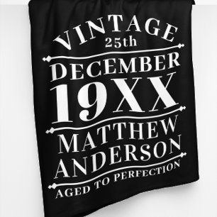 Cobertor De Velo Vintage personalizada envelhecida até a perfeiç