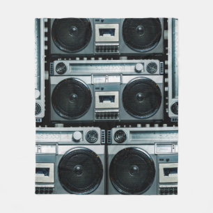 Cobertor De Velo Vintage radio boombox