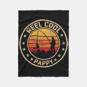 Cobertor De Velo Vintage Reel Legal Pappy Fish Pesca Funny Fa