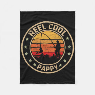 Cobertor De Velo Vintage Reel Legal Pappy Fish Pesca Funny Fa
