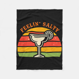 Cobertor De Velo Vintage Retro Feelin' Salty Funny Cinco De Mayo Mã