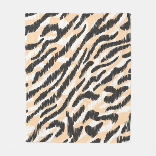 Cobertor De Velo Vintage sem costura escribble zebra patê de pele