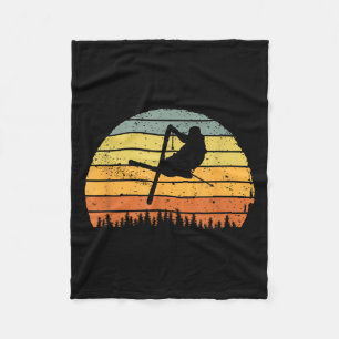 Cobertor De Velo Vintage Ski Freestyle Retro Design Jump Trick