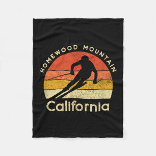 Cobertor De Velo Vintage Ski Homewood Mountain California