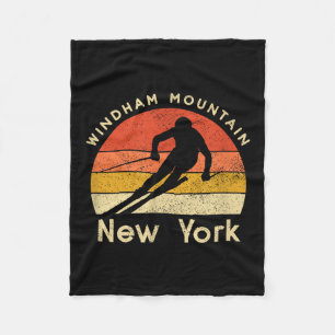 Cobertor De Velo Vintage Ski Windham Mountain New York