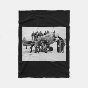 Cobertor De Velo Vintage Tuskegee Pilots Eusa Black History World W