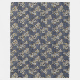 Cobertor De Velo Vintage William Morris Tulip e Willow