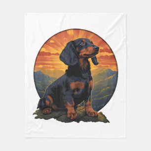 Cobertor De Velo Vintagem retrógrada do amante de animais de estima