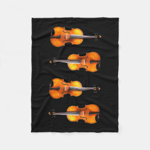 Cobertor De Velo Violas Fleece Blanket