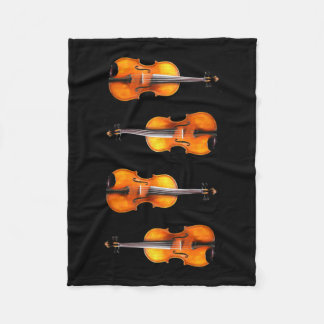 Cobertor De Velo Violas Fleece Blanket