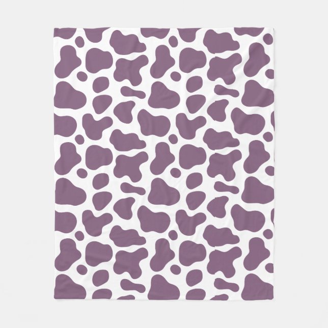 Cobertor De Velo Violet Cow (Frente)