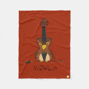 Cobertor De Velo Violin Funny Cute