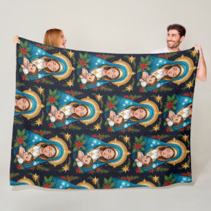 Cobertor De Velo Virgem Católica Romana Cristã Maria Natal