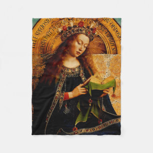 Cobertor De Velo Virgem Maria por Jan van Eyck