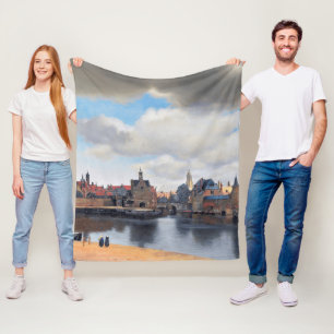 Cobertor De Velo Visão de Delft, Johannes Vermeer