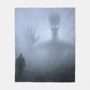 Cobertor De Velo "Visitante de Alienígena em uma caminhada marota"